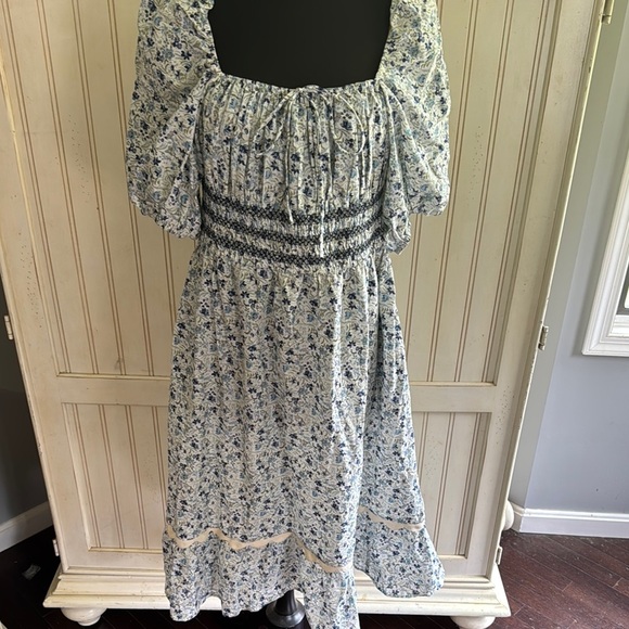 Johnny Was Floral Camille MIDI Dress - Picture 4 of 16